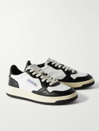 Autry - Medalist Two-Tone Leather Sneakers - White