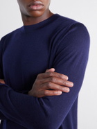 Mr P. - Cashmere and Silk-Blend Sweater - Blue