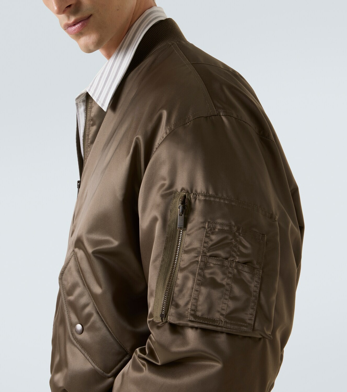 Saint Laurent Twill bomber jacket