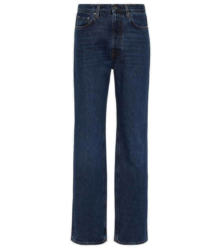 Photo: Toteme Classic Cut mid-rise straight jeans