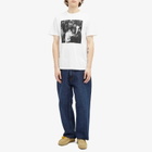 Boys Own Men's Dancefloor Front Print With Clockwork Logo Back T-S in White
