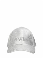 OFF-WHITE Logo Coated Cotton Denim Baseball Cap