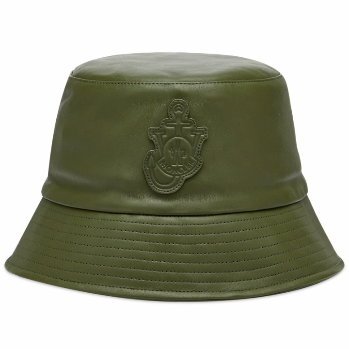 Photo: Moncler Men's Genius x JW Anderson Logo Bucket Hat in Khaki