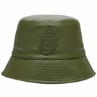 Moncler Men's Genius x JW Anderson Logo Bucket Hat in Khaki