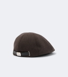 Giorgio Armani Wool and cashmere flat cap