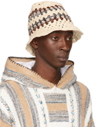AMIRI Beige Crochet Structured Hat