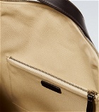 Giorgio Armani - Leather-trimmed canvas duffel bag