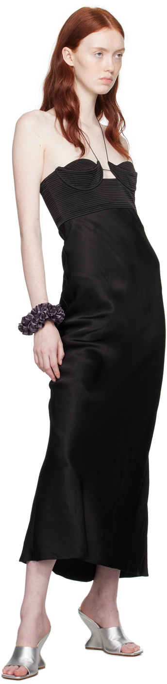 Anna October Black Sarah Midi Dress