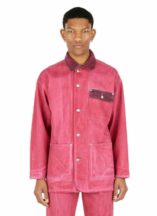 Photo: Land Scape Hand Dyed Jacket in Pink