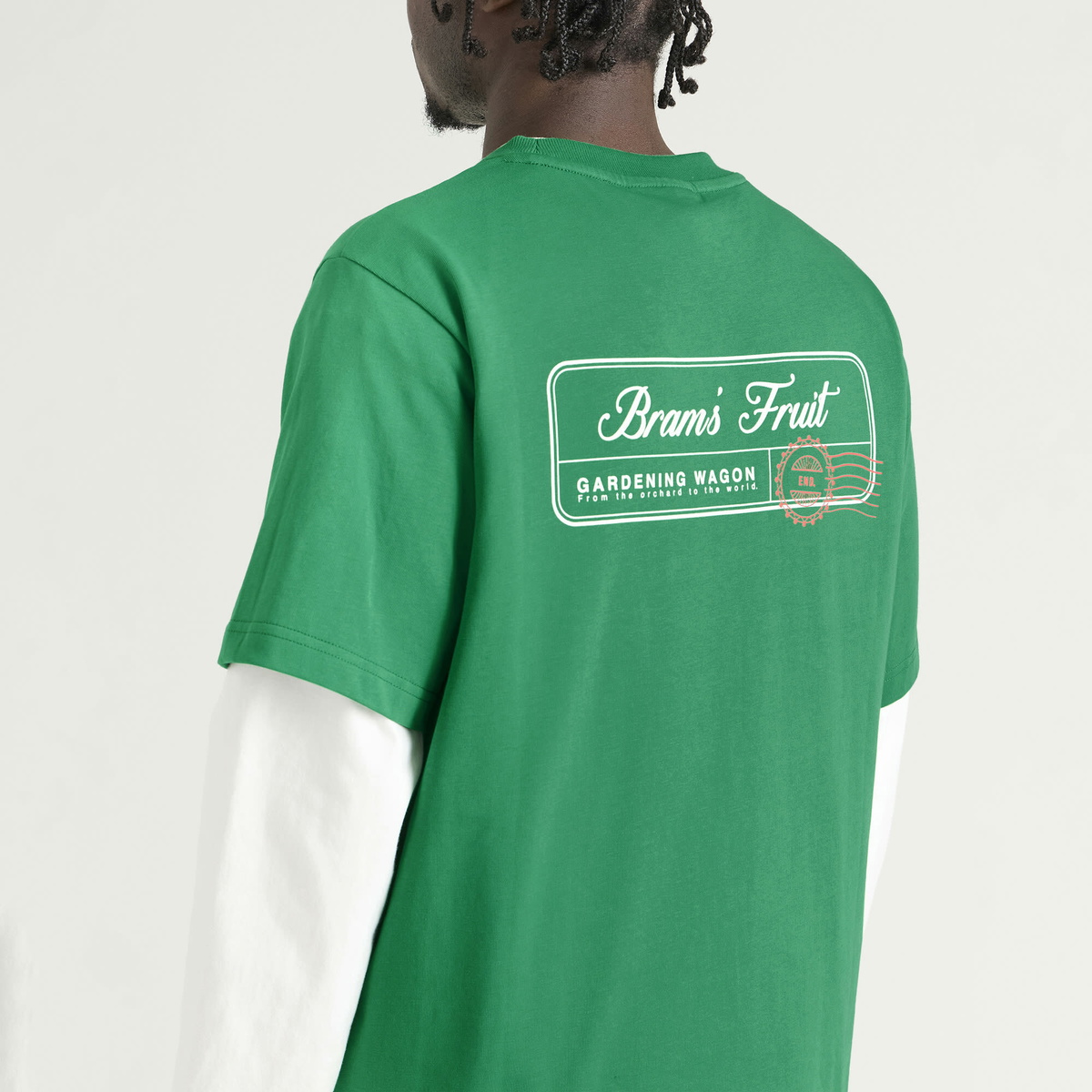 END. x Bram's Fruit Men's Tour T-Shirt in Green