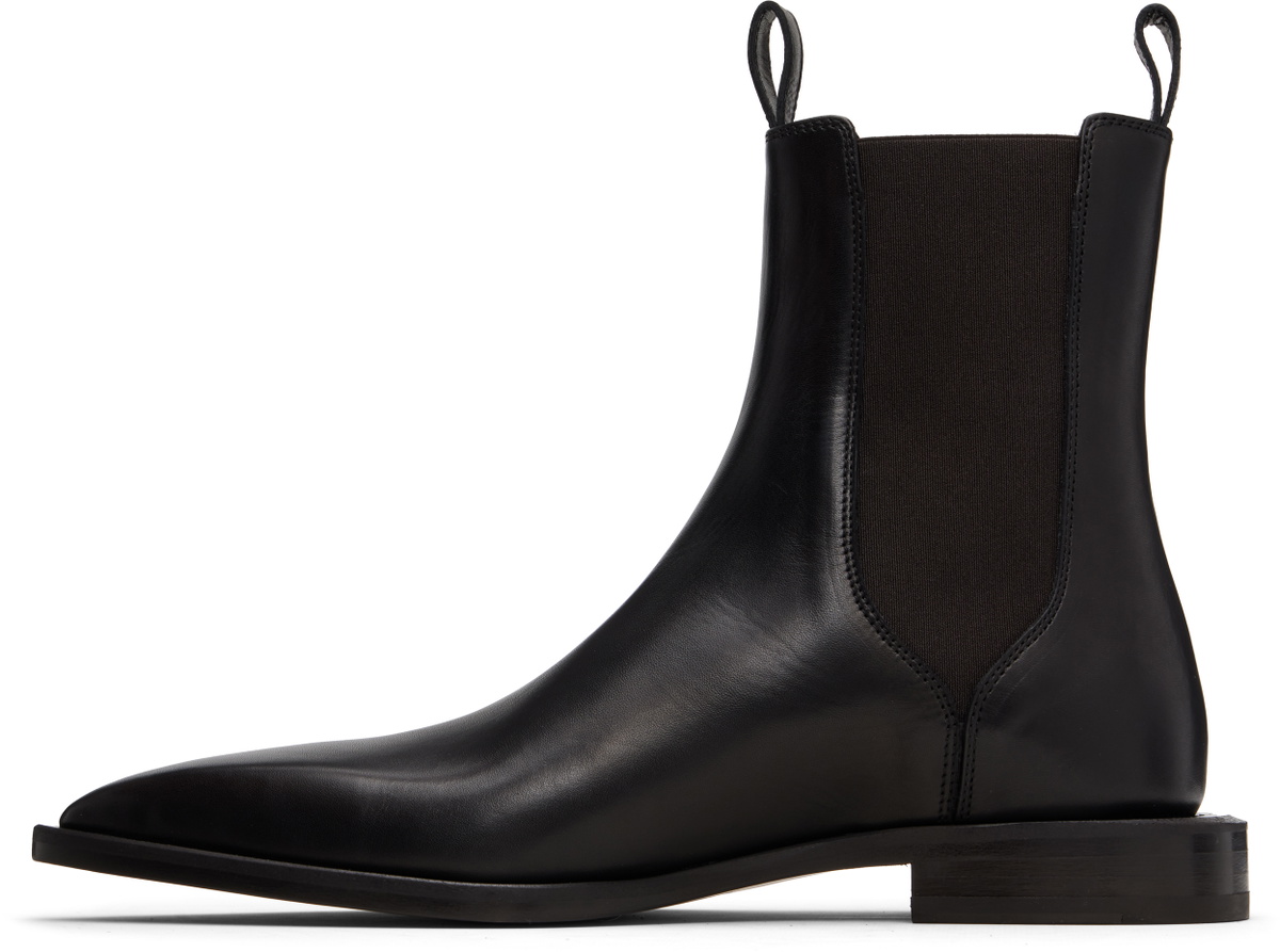 Lanvin Black Pointed Toe Chelsea Boots