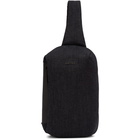 Diesel Black and Indigo Denim D-Subtoryal Mono Backpack