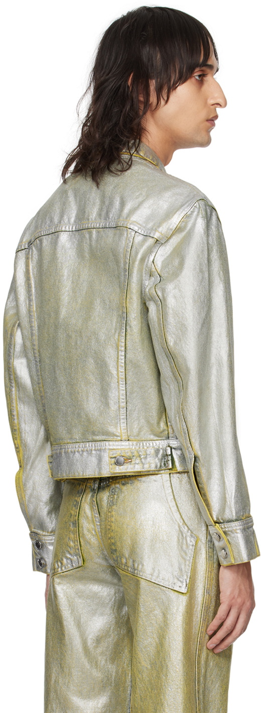 Eckhaus Latta Silver El Denim Jacket