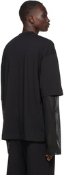 Dries Van Noten Black Cotton T-Shirt