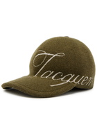 Jacquemus La Casquette Atelier Logo Merino Wool-blend cap Khaki