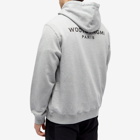 Wooyoungmi Men's Back Logo Hoodie in Grey