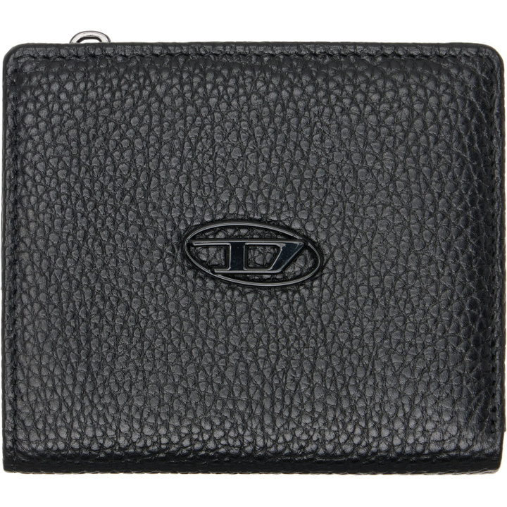 Photo: Diesel Black Bi-Fold Zip Wallet