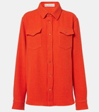 God's True Cashmere Fire cashmere shirt