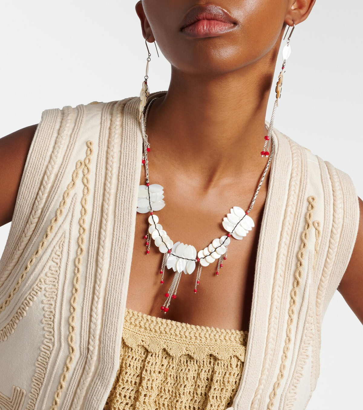 Isabel Marant Halsey embellished necklace