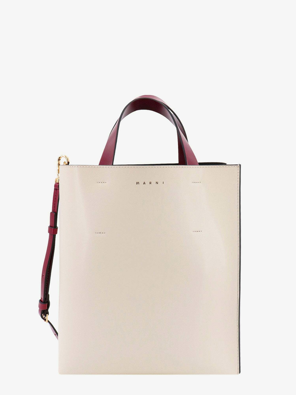 Marni Tan & Black Nano Museo Bag