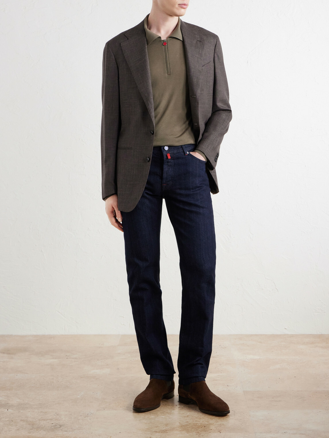 Kiton - Straight-Leg Jeans - Black