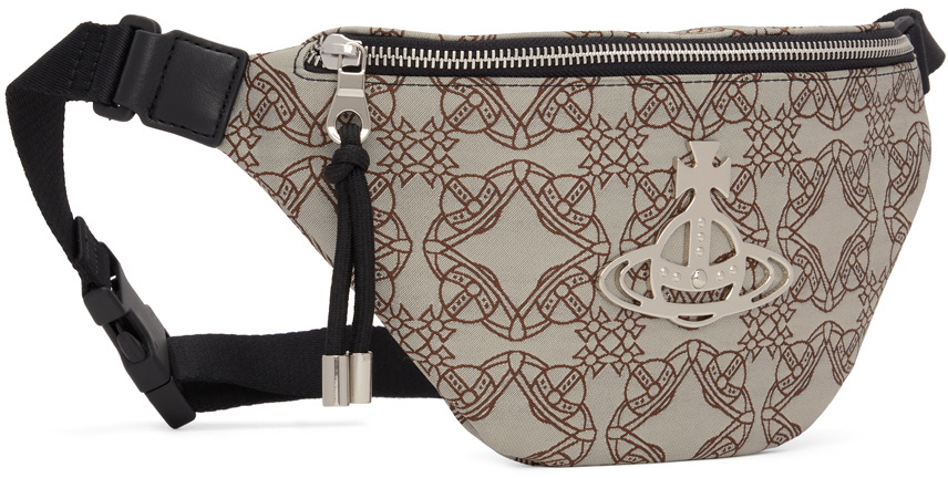 美品✨️Vivienne Westwood HILDA SMALL BUM BAG Vivienne Westwood Grey Small Hilda Bum Bag Vivienne Westwood
