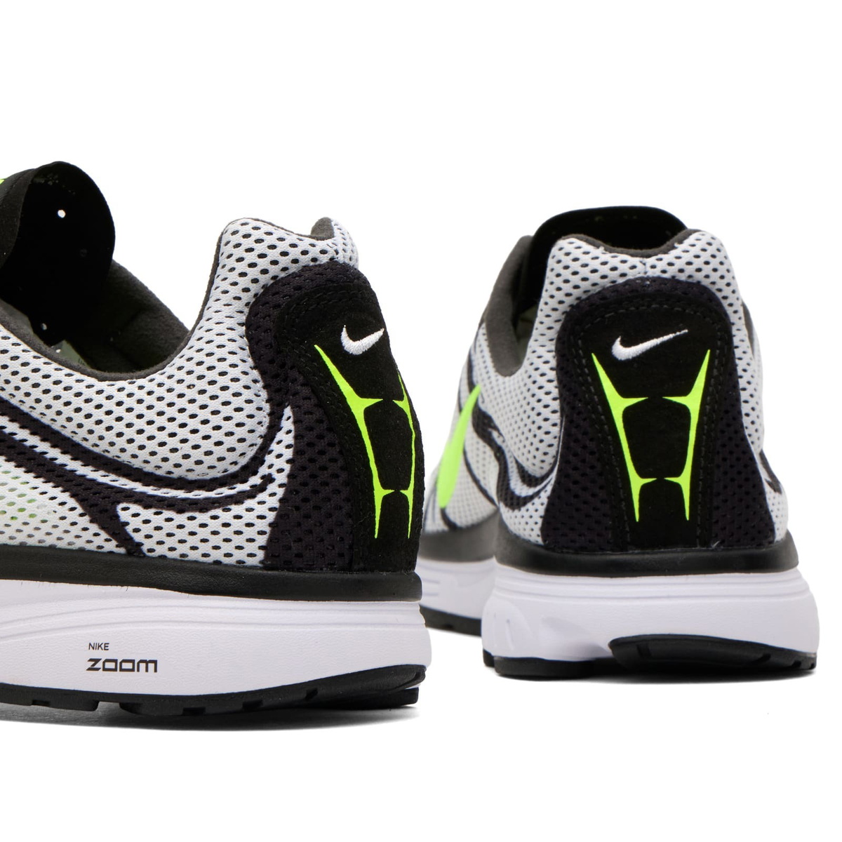 Nike Zoom Streak 3 Sneaker in White/Volt/Flat Pewter/Black