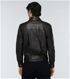 Saint Laurent - Paneled leather jacket