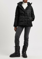 Canada Goose McKenna Belted Performance Satin Jacket Black