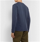 Velva Sheen - Slim-Fit Cotton-Jersey T-Shirt - Blue