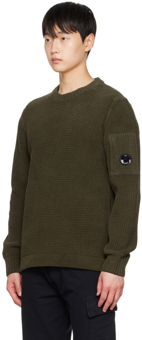 Cp company sweatshirt clearance khaki