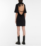 Off-White - Bandana cotton jersey minidress