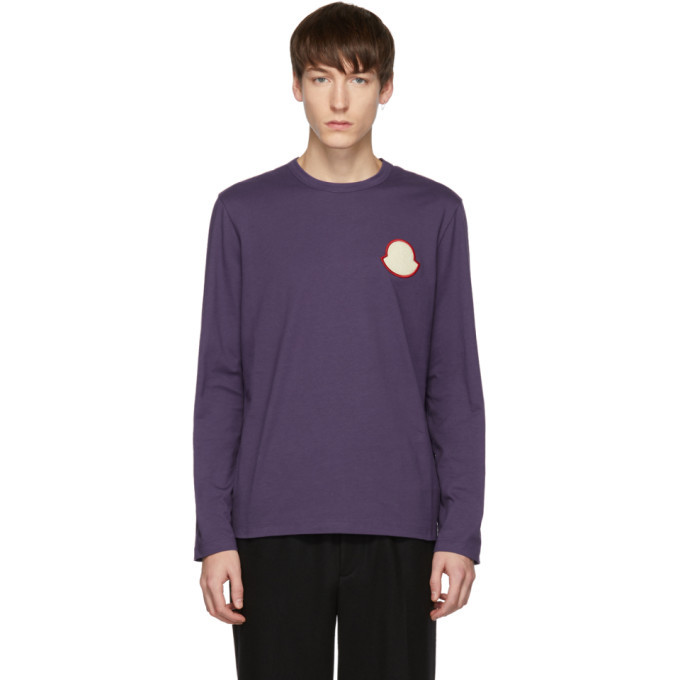 Photo: Moncler Purple Maglia Bell Long Sleeve T-Shirt