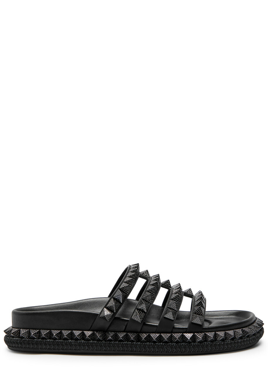 【Christian Louboutin】 Marie Anne 55 embellishedサンダル Marie Anne 55 embellished sandals in blue - Christian