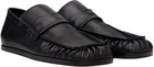 Jil Sander Black Square Toe Loafers