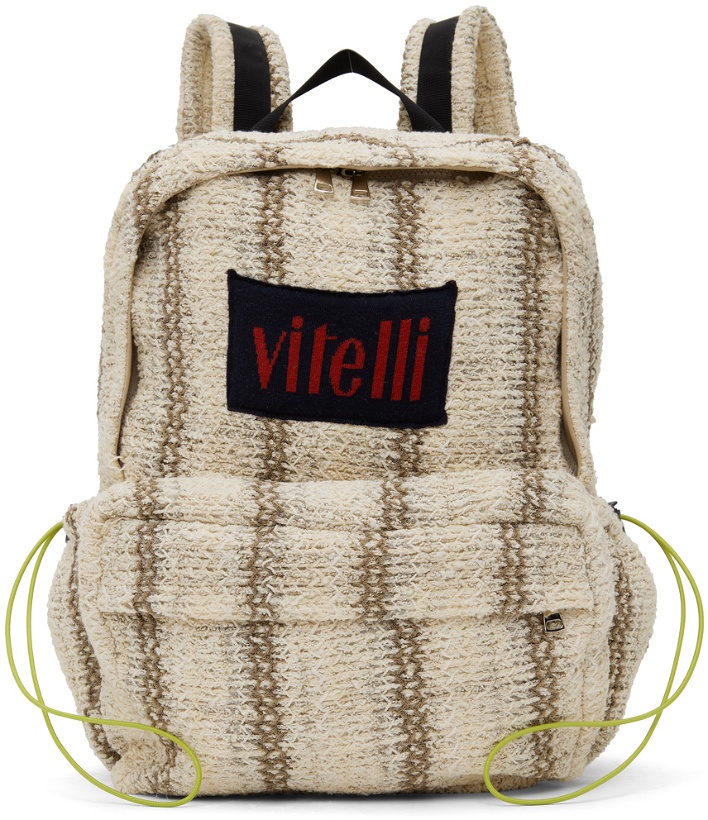Photo: VITELLI SSENSE Exclusive Beige Backpack