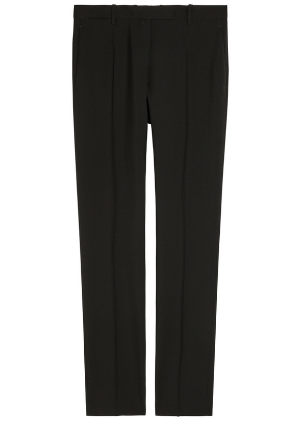 Photo: Calvin Klein Erin Straight-leg Wool Trousers Black