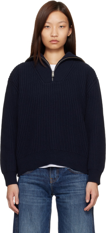 Photo: ANINE BING Navy Sammy Track Jacket