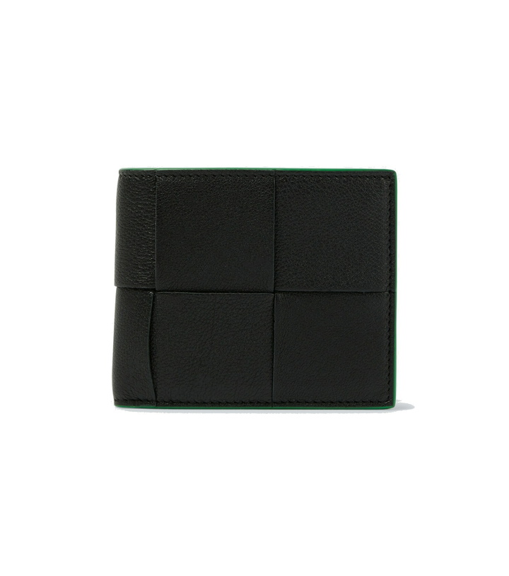 Photo: Bottega Veneta - Intreccio leather wallet