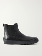 Tod's - Winter Gommino Leather Chelsea Boots - Black