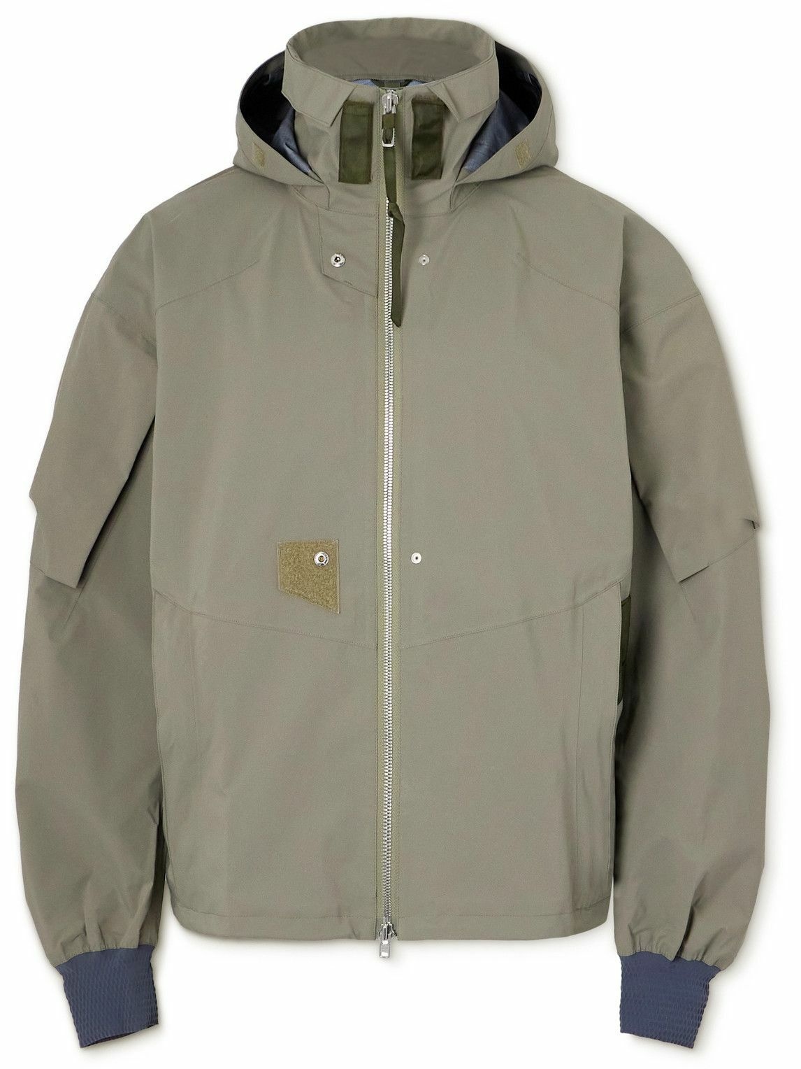 Photo: ACRONYM - Colour-Block 3L GORE-TEX® PRO Hooded Jacket - Green