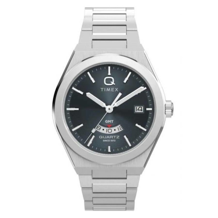 Photo: Timex Continental GMT Quartz Grey Dial Watch TW2Y12100