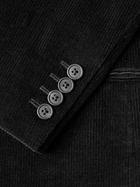 The Row - Donnes Double-Breasted Cotton and Cashmere-Blend Corduroy Suit Jacket - Black