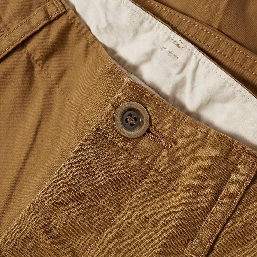 Visvim Men's High Water Chino in Khaki Visvim