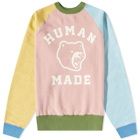 Human Made Men's Crazy Sweat in Pink