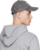 Versace Jeans Couture Gray Pinstripe Baseball Cap