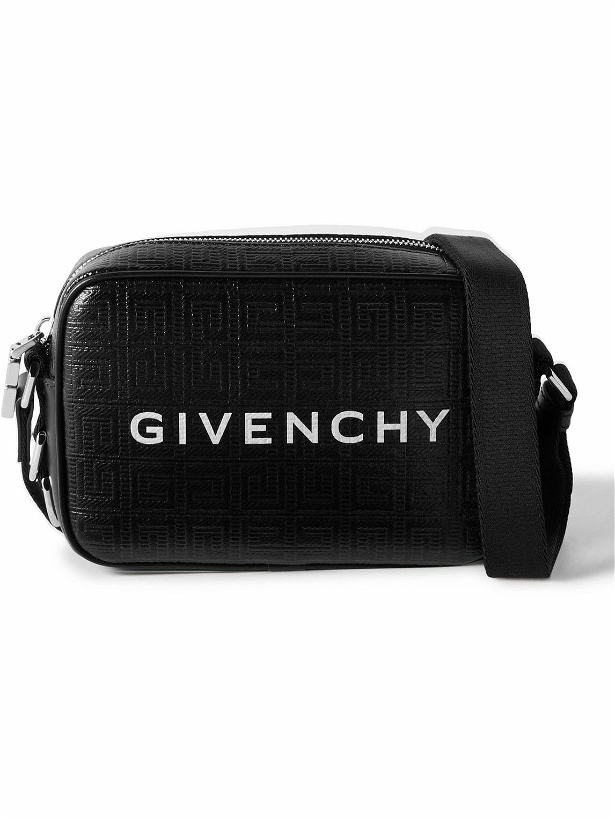 Photo: Givenchy - G-Essentials Leather-Trimmed Logo-Embossed Coated-Canvas Messenger Bag
