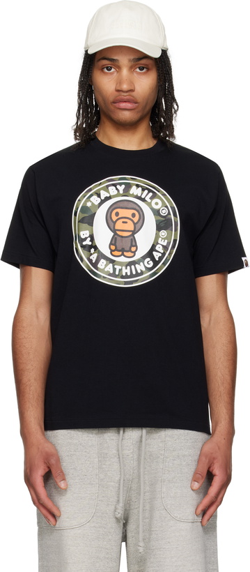 Photo: BAPE Black 1st Camo Milo Busy Works T-shirt