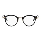 Oliver Peoples Black and Gold OP-505 Glasses
