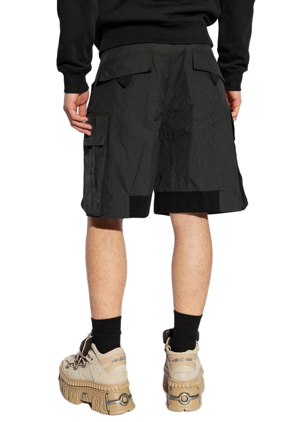 Dsquared2 Men's Cargo Bermuda Shorts Balloon Black